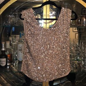 Alice and Olivia sequin top